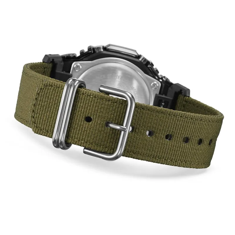 Casio G-Shock Digital Dial Fabric Band Militarty Men’s Watch- GM-2100CB-3A